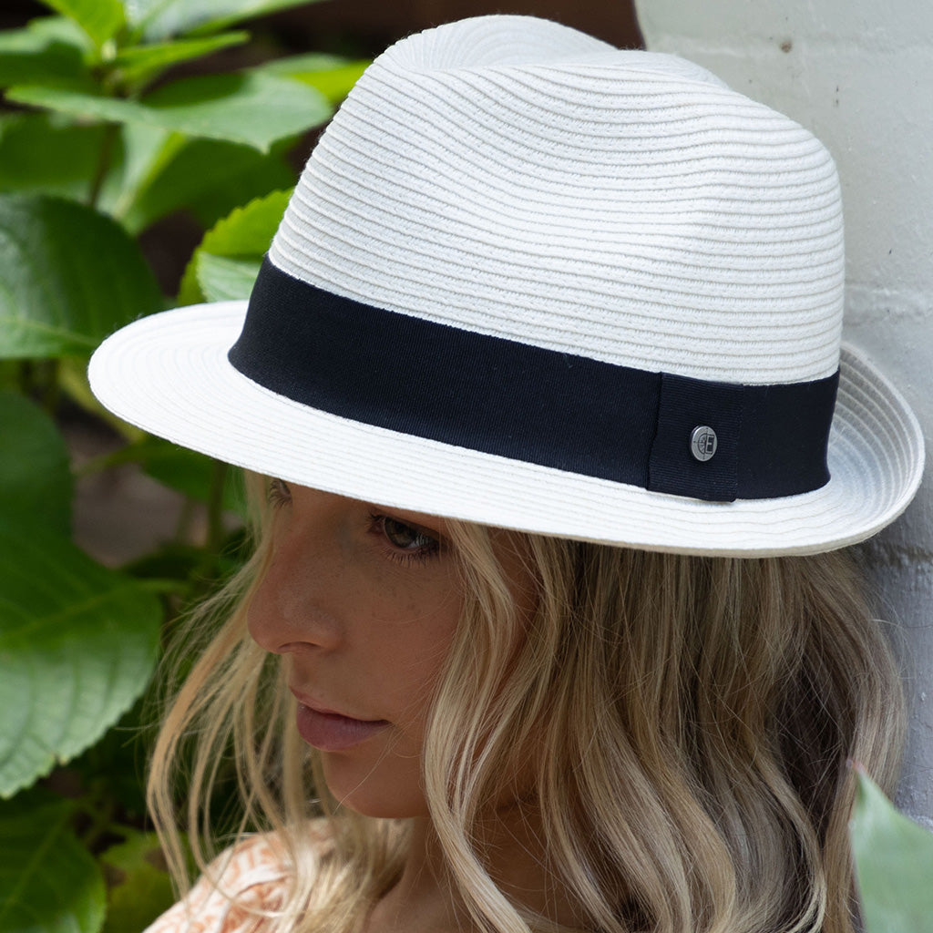 EV070 IVORY - HARLEY TRILBY EV070 / Ivory / M/L (58cm) Adjustable
