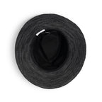 EV090 MIX BLACK 58CM (M/L) - CAROLINE FEDORA EV090 / Mixed Black / M/L (58cm)