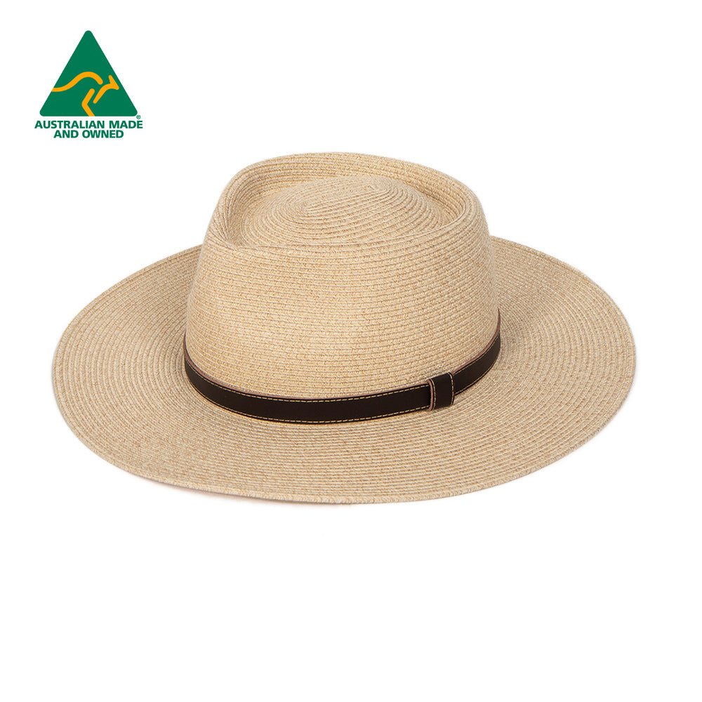 AP001 WHEAT - HUNTER CREEK FEDORA AP001- / Wheat / XXL - 63 cm