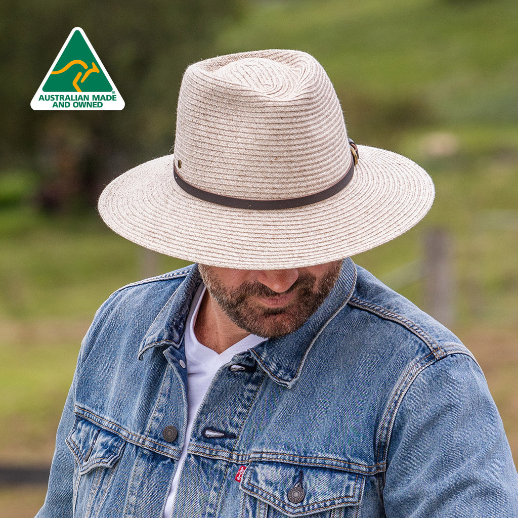 AP002 SAND/CHOC - SANDY CREEK FEDORA AP002 / Sand/Chocolate / M/L – 58 cm