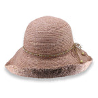 TM551 OLD ROSE 58CM (M/L) - PAIGE RAFFIA SOU'WESTER TM551 / Old Rose / M/L (58cm)
