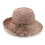 TM551 OLD ROSE 58CM (M/L) - PAIGE RAFFIA SOU'WESTER TM551 / Old Rose / M/L (58cm)