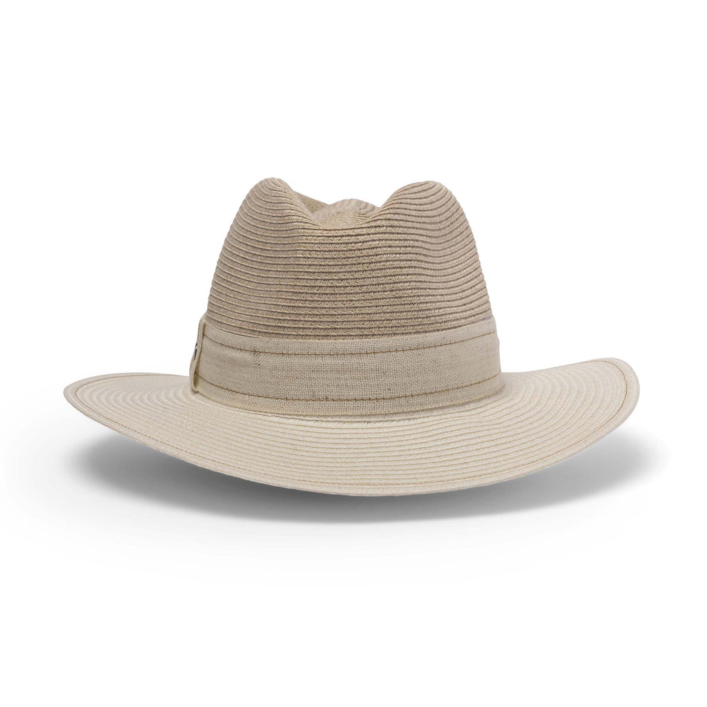 DH012 MIX CAMEL/IVORY - PETA FLEXIBRAID® FEDORA DH012 / M/L (58cm) Can be adjusted down 3cm