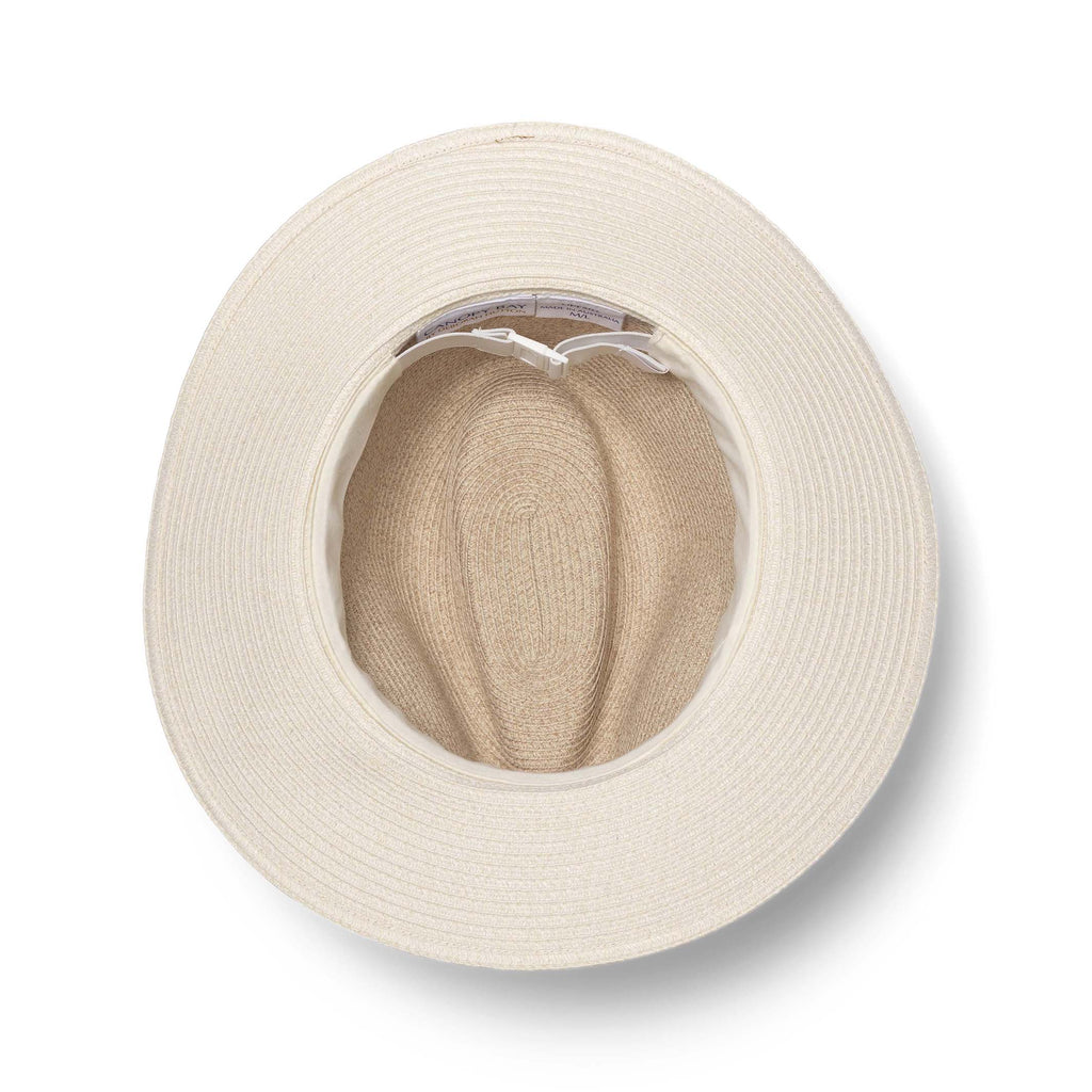 DH012 MIX CAMEL/IVORY - PETA FLEXIBRAID® FEDORA DH012 / M/L (58cm) Can be adjusted down 3cm