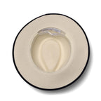 DH024 IVORY/NAVY - WINDSOR FEDORA DH024 / L/XL (60cm) Can be adjusted down 3cm