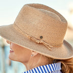 DH025 NATURAL - PALMA FEDORA DH025 / M/L (58cm)  Can be adjusted down 3cm