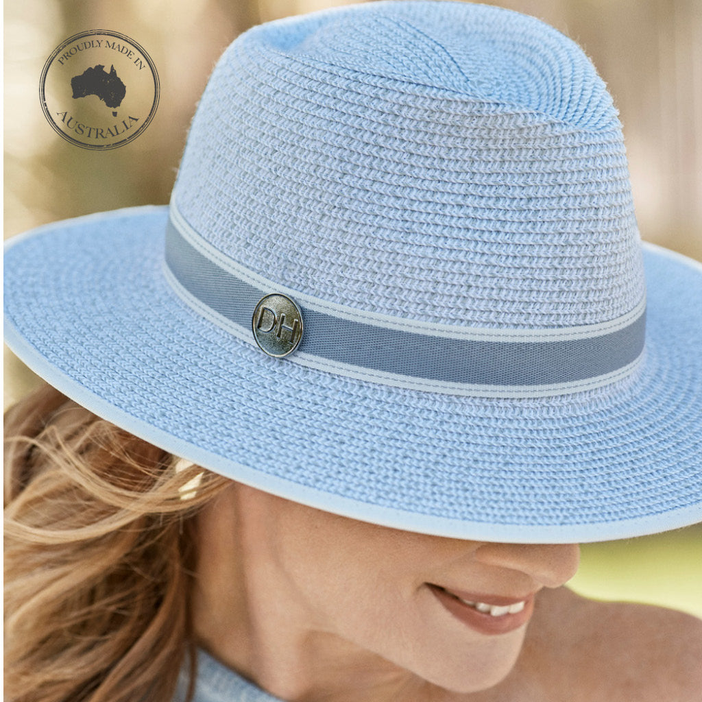 DH029 MIX GREY - COOLUM FEDORA (MAGNETIC) DH029 / L/XL (60cm) Can be adjusted down 3cm