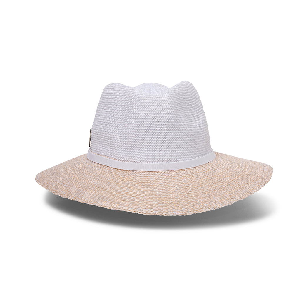 EV050 WHEAT/WHITE - ASTON FEDORA (MAGNETISED) EV050 / White/Wheat / Small/Medium