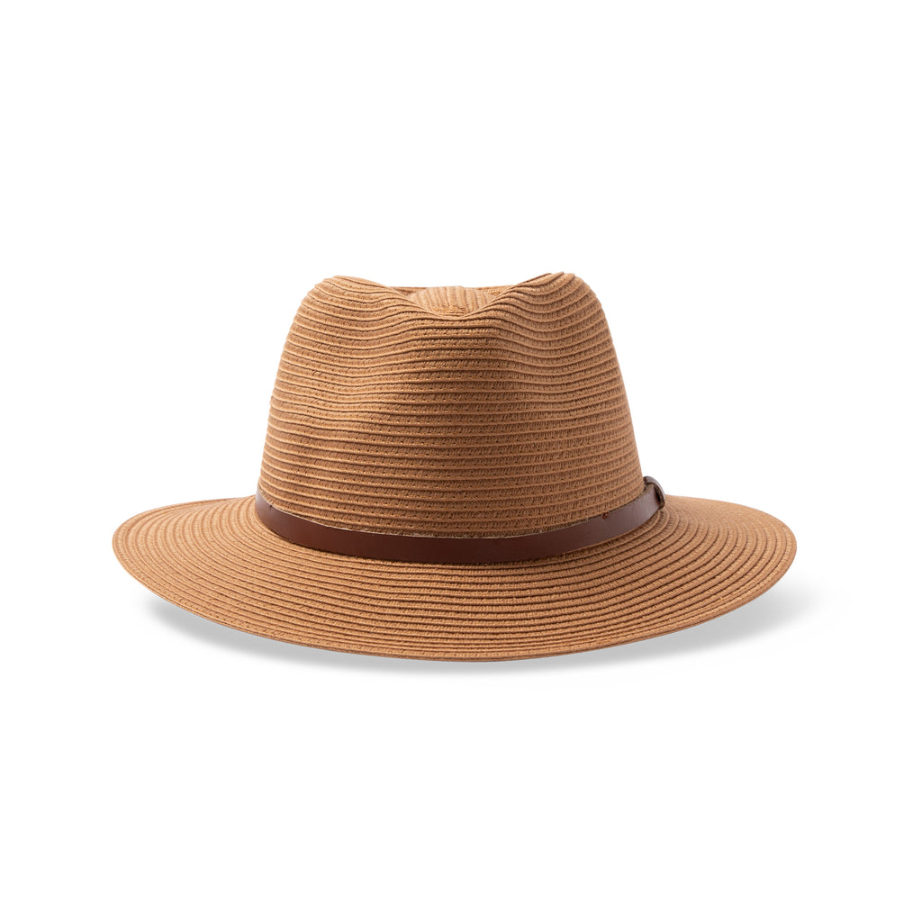 TM571 SAFFRON 58CM (M/L) - HAVANA SHORT BRIM FEDORA TM571 / Rust / M/L (58cm) Can be adjusted down 3cm
