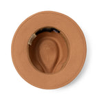 TM571 SAFFRON 58CM (M/L) - HAVANA SHORT BRIM FEDORA TM571 / Rust / M/L (58cm) Can be adjusted down 3cm