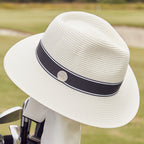 DH037 WHITE/NAVY - SAWGRASS GOLF FEDORA (MAGNETIC) DH037 / White / M/L (58cm) Can be adjusted down 3cm