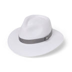 DH037 WHITE/NAVY - SAWGRASS GOLF FEDORA (MAGNETIC) DH037 / White / M/L (58cm) Can be adjusted down 3cm