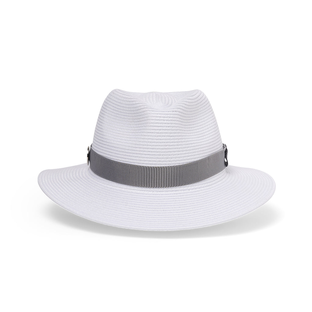 DH037 WHITE/NAVY - SAWGRASS GOLF FEDORA (MAGNETIC) DH037 / White / L/XL (60cm) Can be adjusted down 3cm