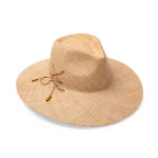 TM580A NATURAL 58CM (M/L) - MADRID WIDE BRIM FEDORA TM580A / Natural / M/L (58cm) Can be adjusted down 3cm