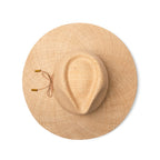 TM580A NATURAL 58CM (M/L) - MADRID WIDE BRIM FEDORA TM580A / Natural / M/L (58cm) Can be adjusted down 3cm