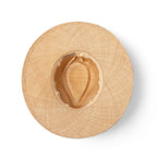 TM580A NATURAL 58CM (M/L) - MADRID WIDE BRIM FEDORA TM580A / Natural / M/L (58cm) Can be adjusted down 3cm
