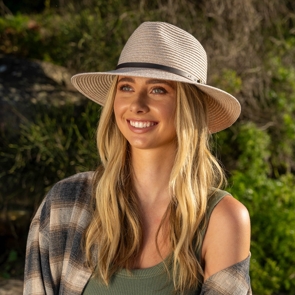 AP002 SAND/CHOC - SANDY CREEK FEDORA AP002 / Sand/Chocolate / XS - 54cm
