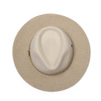 DH013 IVORY/MIX CAMEL - PARSLEY BAY FLEXIBRAID® FEDORA DH013 / XS (54cm) Can be adjusted down 3cm