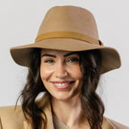 AP019 DK CAMEL - MURRAY FELT FEDORA AP019 / Dark Camel / M/L (58cm)