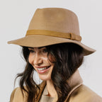 AP019 DK CAMEL - MURRAY FELT FEDORA AP019 / Dark Camel / L/XL (60cm)