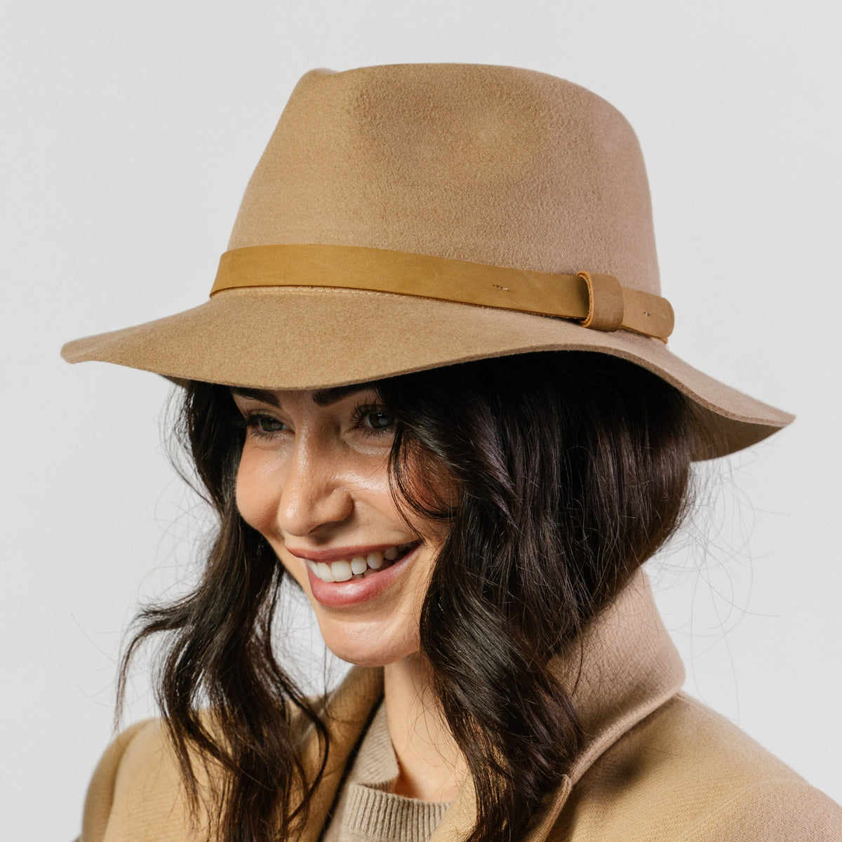 AP019 DK CAMEL - MURRAY FELT FEDORA AP019 / Dark Camel / L/XL (60cm)