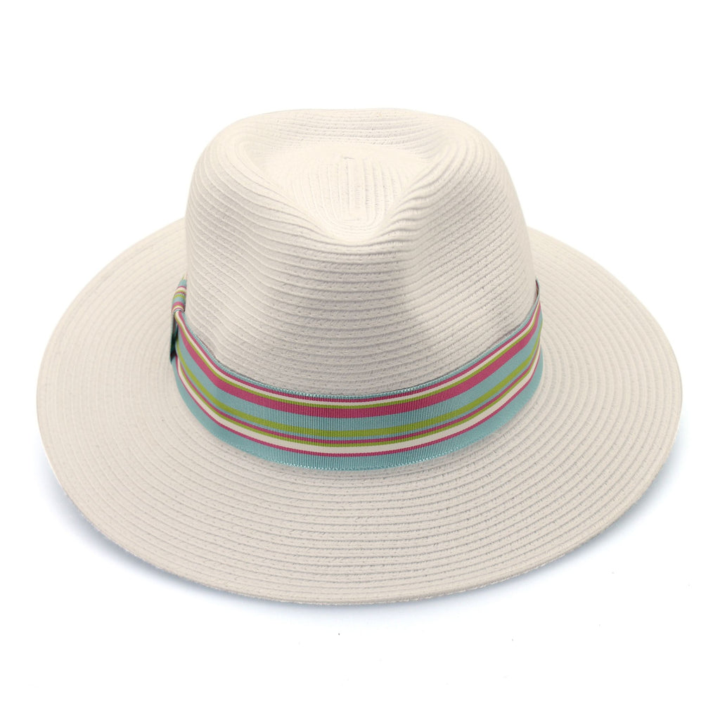 DH057 IVORY - PEREGIAN FLEXIBRAID® FEDORA (MAGNETIC) DH057 / Ivory / S/M (56cm) Can be adjusted down 3cm