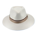 TM596 IVORY/EARTH 58CM (M/L) - VENETO FEDORA TM596 / Ivory/Earth / M/L (58cm) Can be adjusted down 3cm