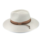 TM599 IVORY/NUTMEG - BAHAMA FEDORA TM599 / Ivory/Nutmeg / M/L (58cm) Can be adjusted down 3cm