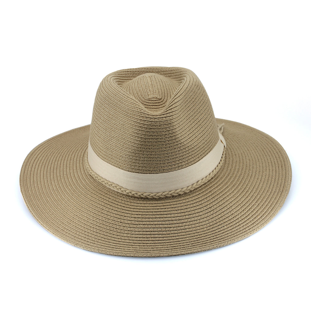 TM599 LATTE - BAHAMA FEDORA TM599 / Latte / M/L (58cm) Can be adjusted down 3cm