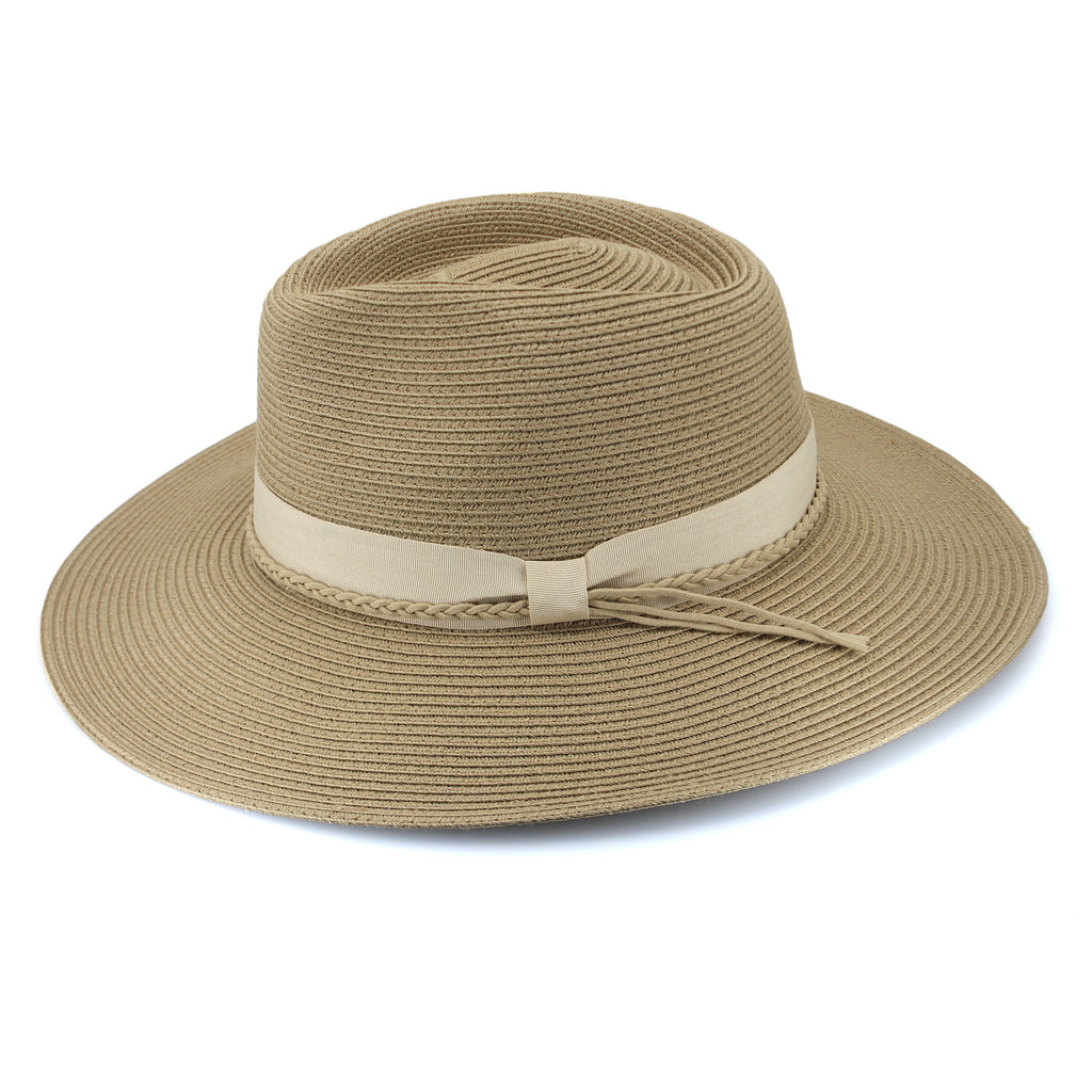 TM599 LATTE - BAHAMA FEDORA TM599 / Latte / M/L (58cm) Can be adjusted down 3cm