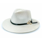 TM691 IVORY 58CM (M/L) - CORDOBA FEDORA TM691 / Ivory / M/L (58cm) Can be adjusted down 3cm