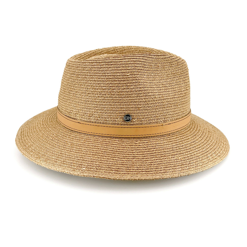 DH075 CARAMEL - TULLY FEDORA DH075 / Caramel / M/L (58cm) Can be adjusted down 3cm