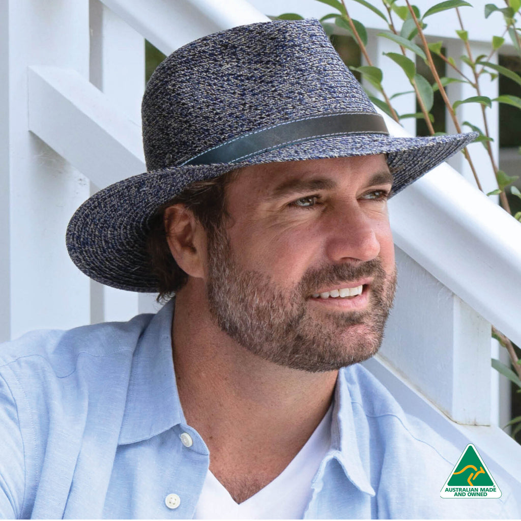 AP004 MIX NAVY - STONEY CREEK FEDORA AP004 / Mix Navy / M/L – 58cm