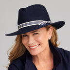 Lincoln Fedora - Navy