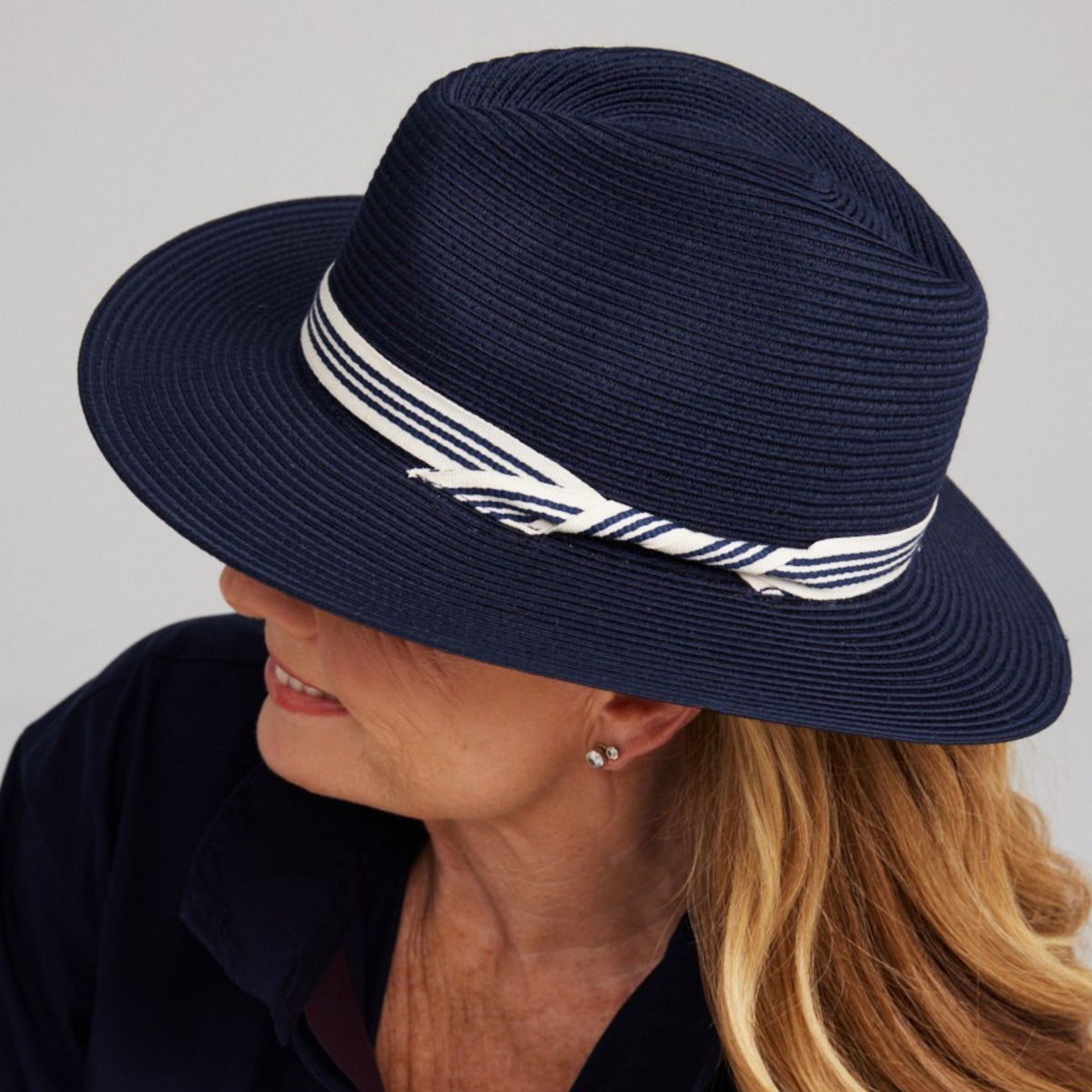 Lincoln Fedora - Navy