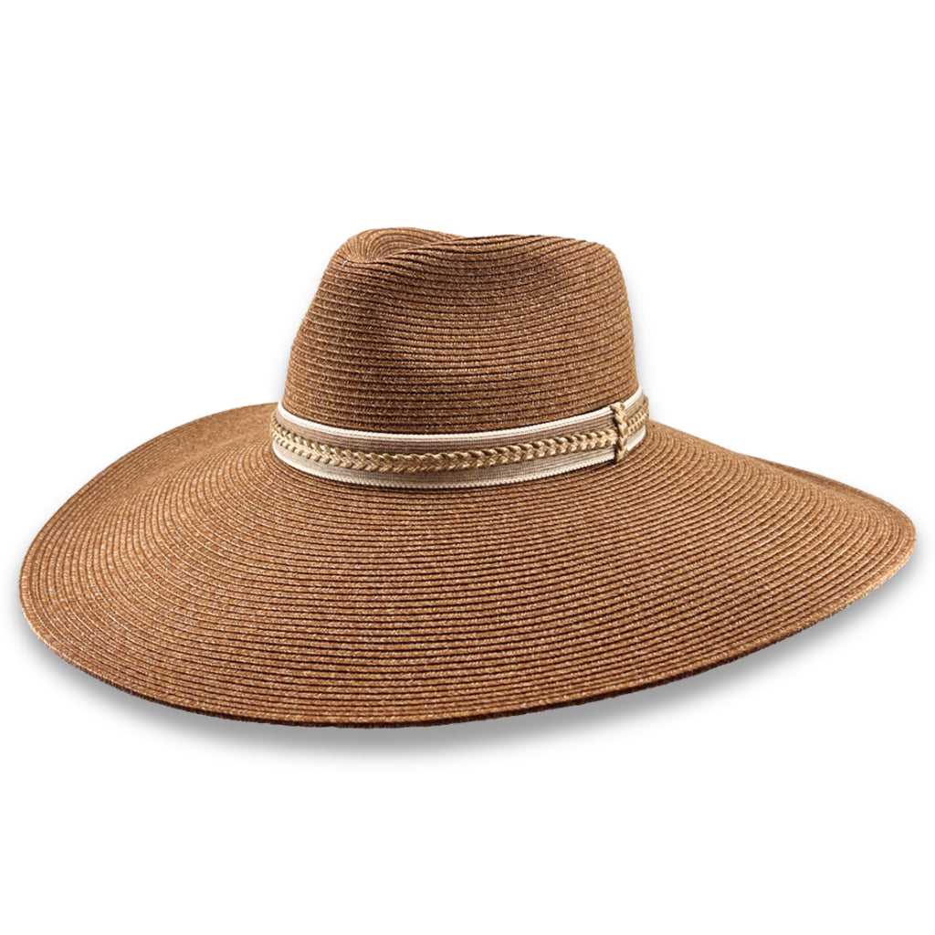 Beechmont Wide Brim Fedora - Cinnamon
