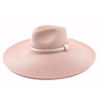 Peony Wide Brim Fedora - Blush