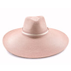 Peony Wide Brim Fedora - Blush
