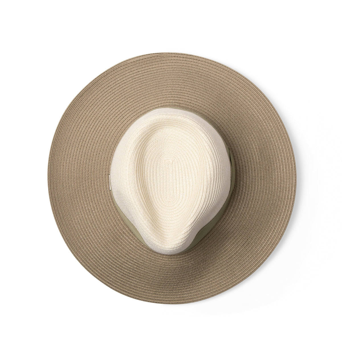 Kristina Flexibraid® Fedora - Mixed Ivory/Khaki