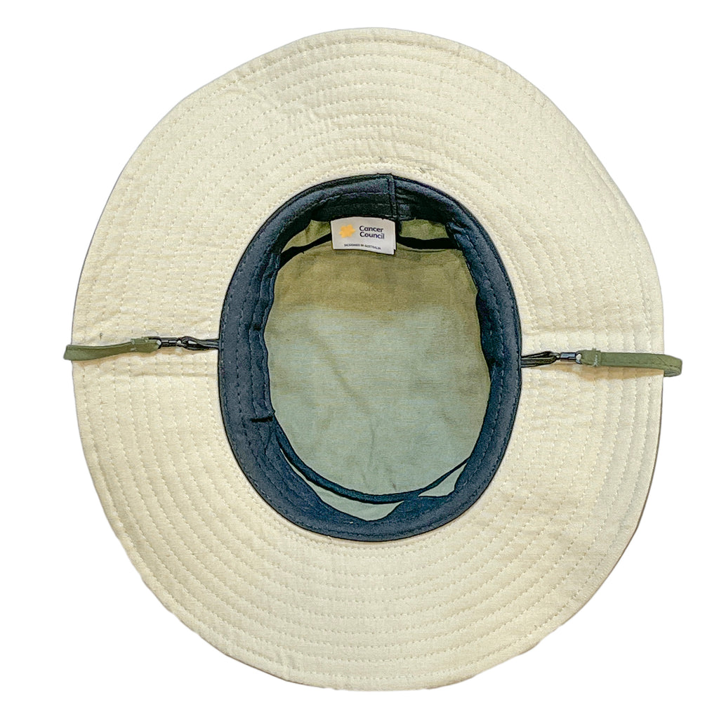Symonds Cricket Hat - Beige/Navy