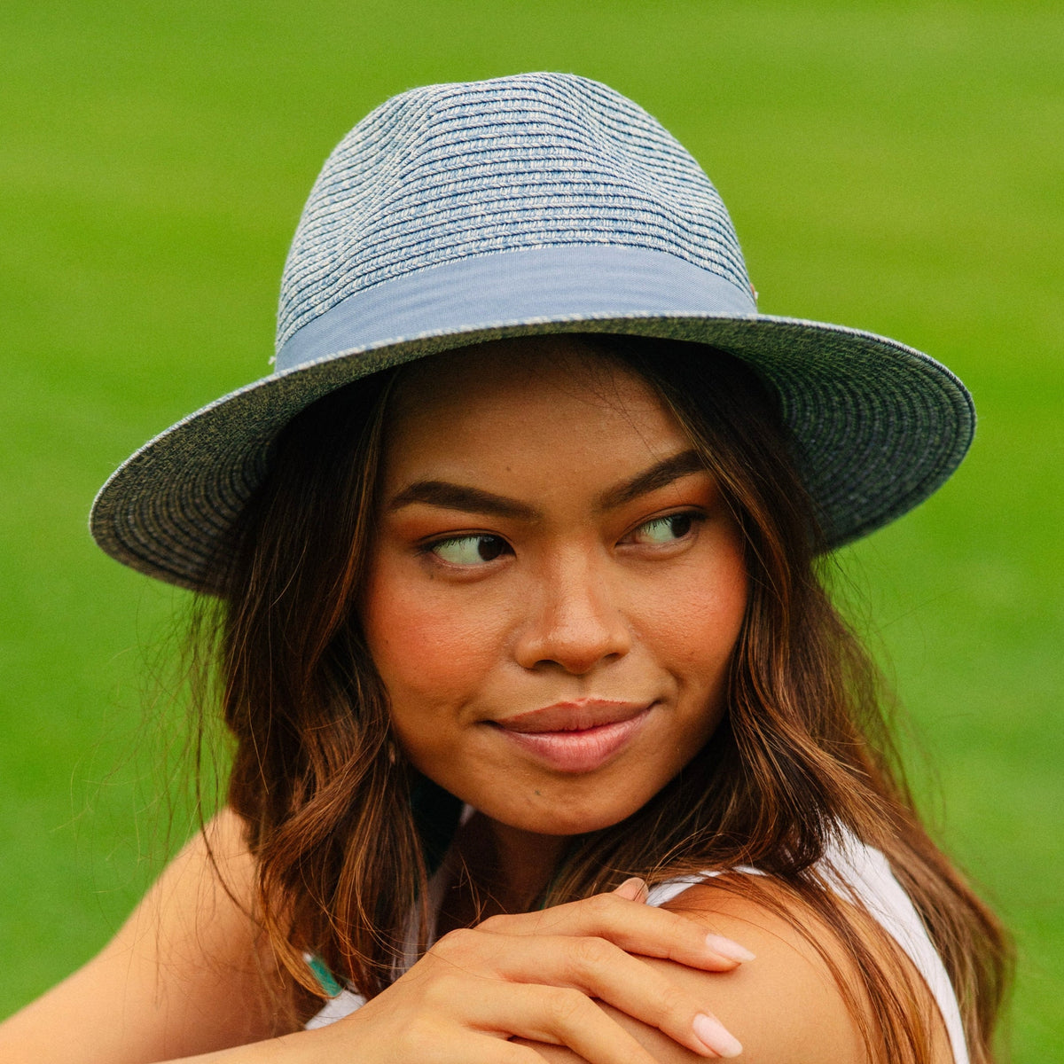 Kelsey Pana-Mate® Fedora Mix Blue