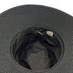 Susie Wide Brim Fedora - Black