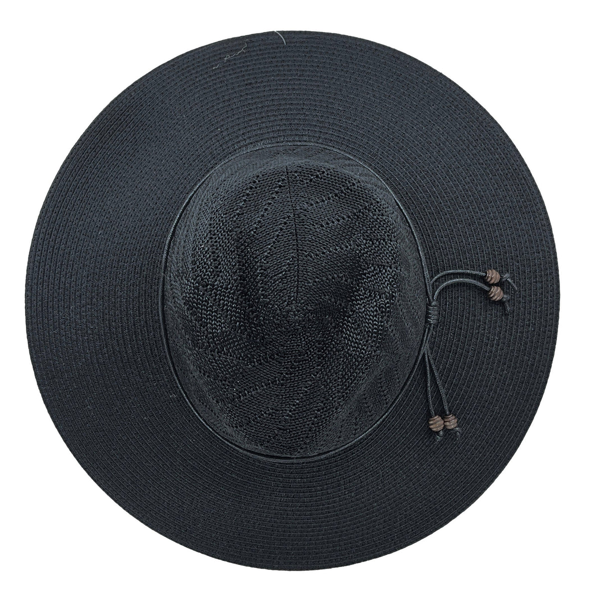 Susie Wide Brim Fedora - Black