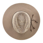 Susie Wide Brim Fedora - Mix Camel