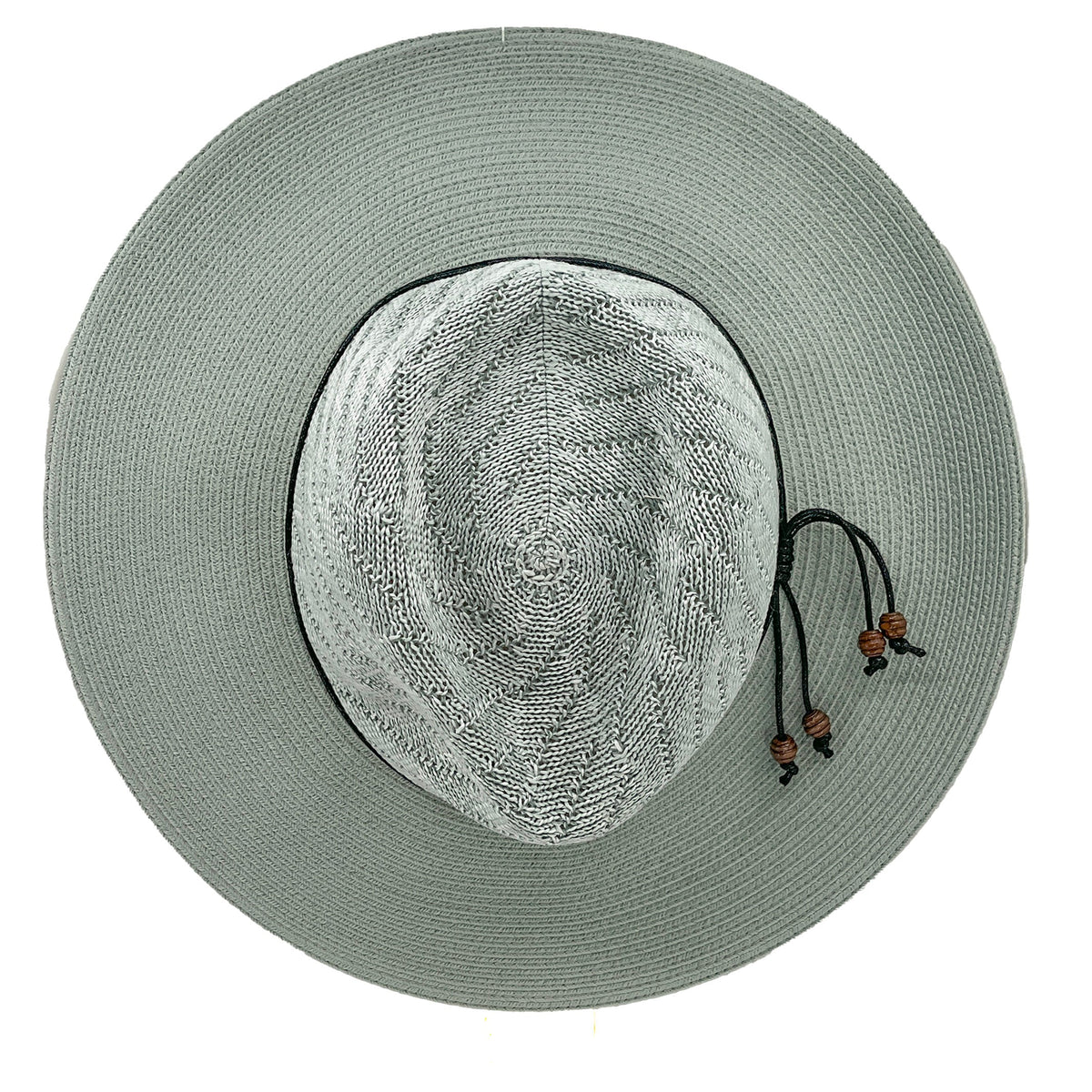 Susie Wide Brim Fedora - Mix Seafoam