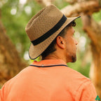 Ainsley Flexibraid® Fedora Brown Combo