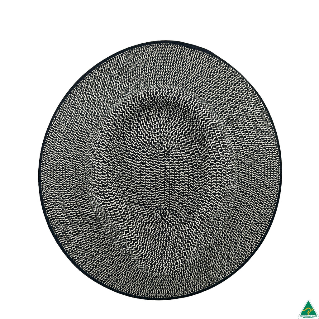 Ainsley Flexibraid® Fedora  Black Combo