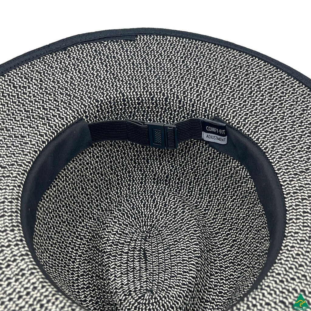 Ainsley Flexibraid® Fedora  Black Combo