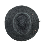 Emma Wash & Wear Fedora - Mixed Black