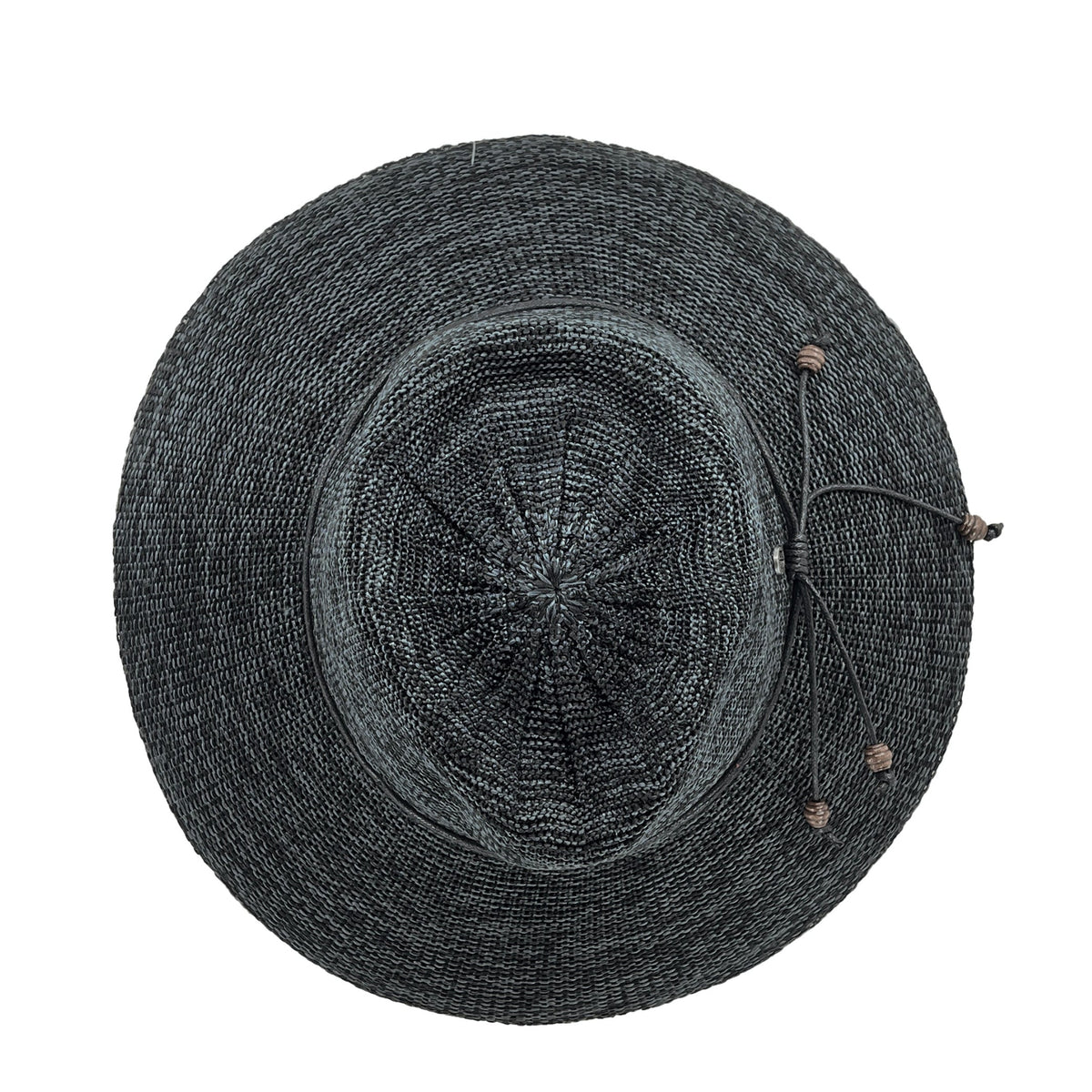 Emma Wash & Wear Fedora - Mixed Black